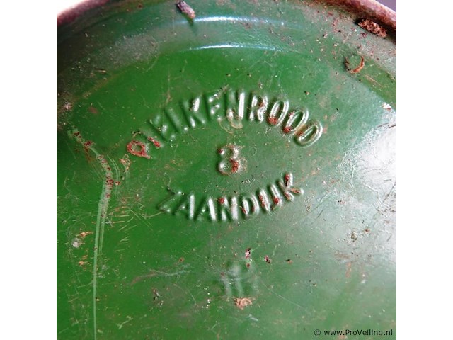 Vintage bp/pielkenrood metalen olie- of petroleumkan - afbeelding 7 van  7