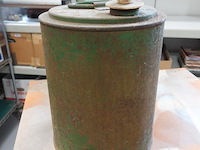 Vintage bp/pielkenrood metalen olie- of petroleumkan - afbeelding 4 van  6