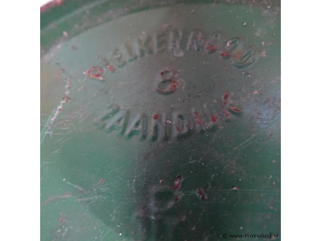 Vintage bp/pielkenrood metalen olie- of petroleumkan - afbeelding 6 van  6