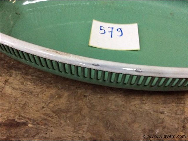 Vintage broodmandje email - afbeelding 2 van  2