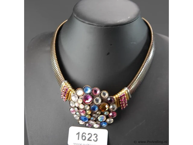 Vintage choker collier - afbeelding 1 van  5