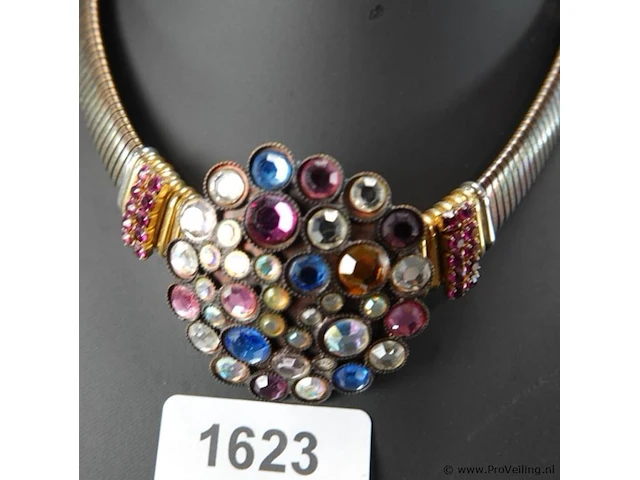 Vintage choker collier - afbeelding 2 van  5