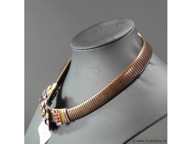 Vintage choker collier - afbeelding 3 van  5