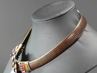Vintage choker collier - afbeelding 3 van  5