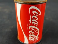 Vintage coca-cola blikals een spaarpot of blikje in retro-stijl - afbeelding 1 van  5