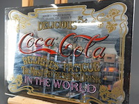 Vintage coca-cola reclamespiegel - afbeelding 1 van  5