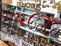 Vintage coca-cola reclamespiegel - afbeelding 4 van  5