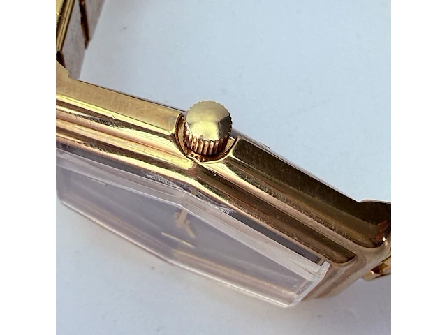 Vintage commodoor mechanisch verguld horloge - afbeelding 5 van  7