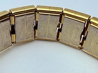 Vintage commodoor mechanisch verguld horloge - afbeelding 6 van  7
