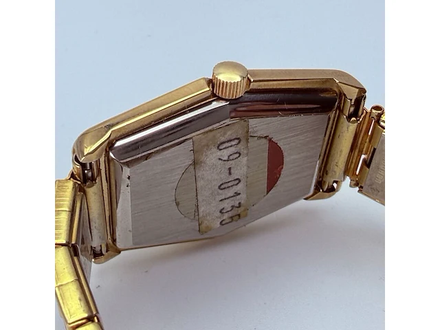 Vintage commodoor mechanisch verguld horloge - afbeelding 7 van  7