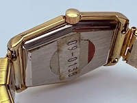 Vintage commodoor mechanisch verguld horloge - afbeelding 7 van  7