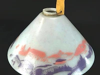 Vintage conische glazen lampenkap