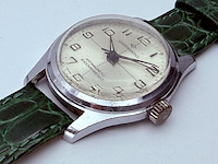 Vintage continental swiss time mechanisch horloge - afbeelding 2 van  7