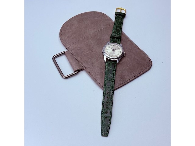 Vintage continental swiss time mechanisch horloge - afbeelding 5 van  7