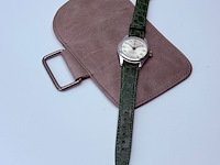 Vintage continental swiss time mechanisch horloge - afbeelding 5 van  7