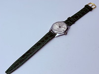 Vintage continental swiss time mechanisch horloge - afbeelding 6 van  7