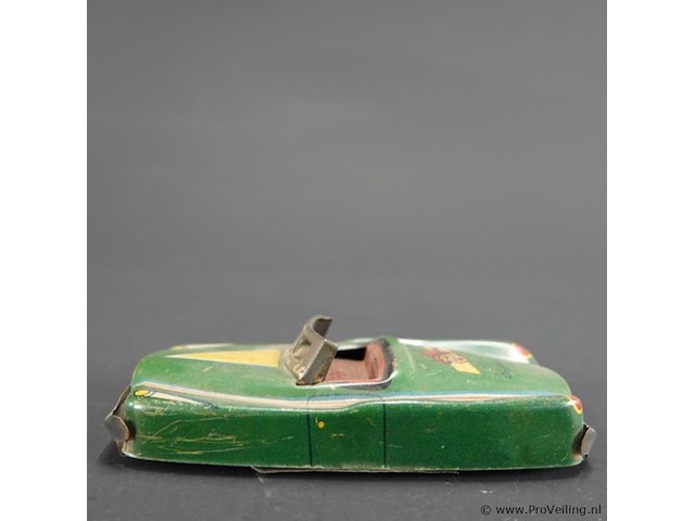 Vintage cragstan king jet blikken speelgoedauto uit de jaren 50, gemaakt in japan. - afbeelding 2 van  7