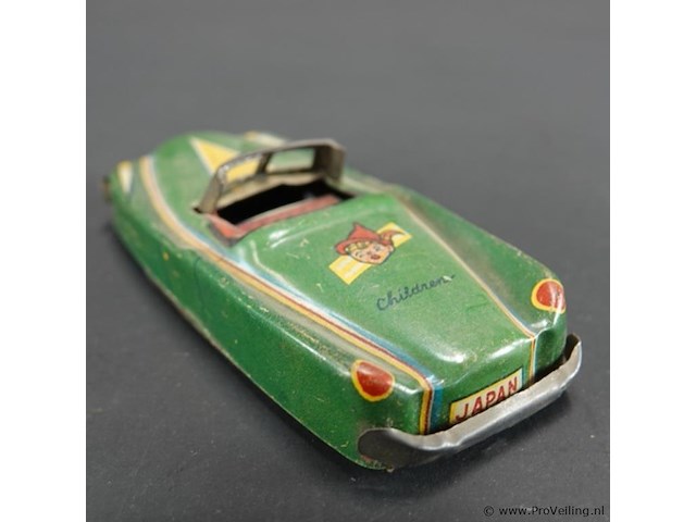 Vintage cragstan king jet blikken speelgoedauto uit de jaren 50, gemaakt in japan. - afbeelding 3 van  7