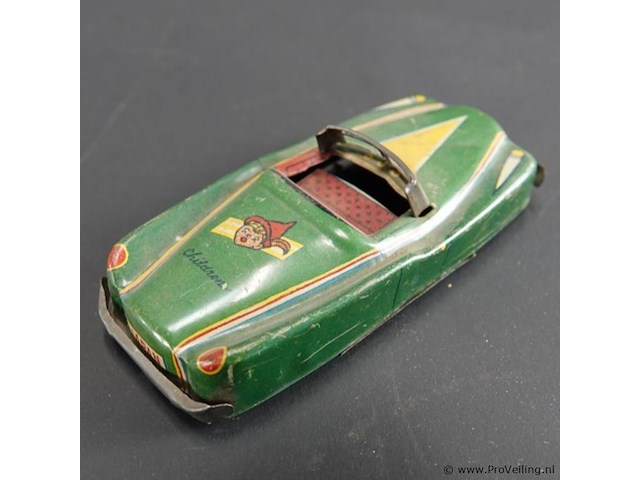 Vintage cragstan king jet blikken speelgoedauto uit de jaren 50, gemaakt in japan. - afbeelding 4 van  7