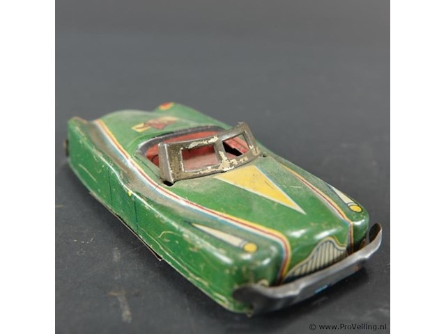 Vintage cragstan king jet blikken speelgoedauto uit de jaren 50, gemaakt in japan. - afbeelding 5 van  7