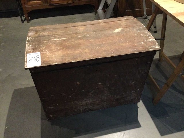 Vintage dekenkist - afbeelding 1 van  5