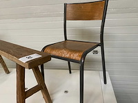 Vintage deocoratieve stoelen en bankje - afbeelding 5 van  6