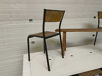 Vintage deocoratieve stoelen en bankje - afbeelding 4 van  6