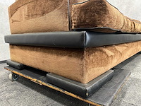 Vintage design bank '70-'80 velours - afbeelding 3 van  14