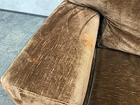 Vintage design bank '70-'80 velours - afbeelding 4 van  14