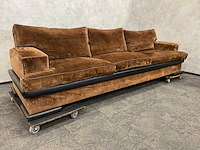 Vintage design bank '70-'80 velours - afbeelding 1 van  13