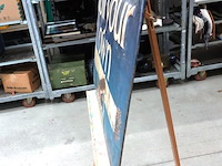 Vintage drum tabak reclamebord roll your own metalen bord - afbeelding 3 van  5