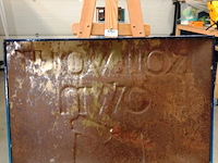 Vintage drum tabak reclamebord roll your own metalen bord - afbeelding 5 van  5