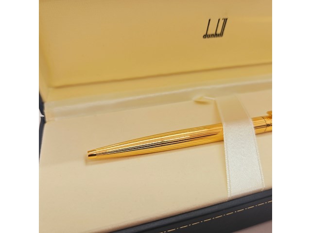 Vintage dunhill goldplated balpen - afbeelding 3 van  10