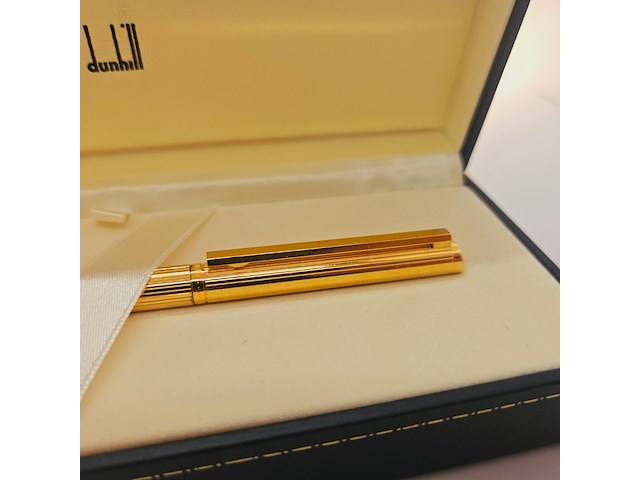 Vintage dunhill goldplated balpen - afbeelding 5 van  10