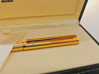 Vintage dunhill goldplated balpen - afbeelding 5 van  10