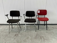 Vintage eetkamerstoel (3x)ahrend cirkel - afbeelding 1 van  6