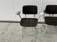 Vintage eetkamerstoel (3x)ahrend cirkel - afbeelding 2 van  6