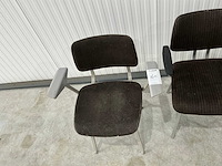 Vintage eetkamerstoel (3x)ahrend cirkel - afbeelding 3 van  6