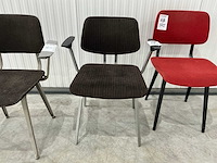 Vintage eetkamerstoel (3x)ahrend cirkel - afbeelding 4 van  6