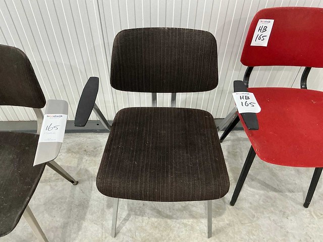 Vintage eetkamerstoel (3x)ahrend cirkel - afbeelding 5 van  6
