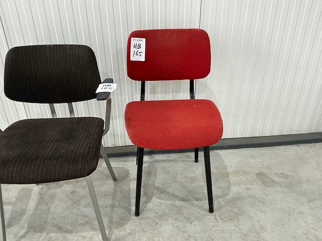 Vintage eetkamerstoel (3x)ahrend cirkel - afbeelding 6 van  6