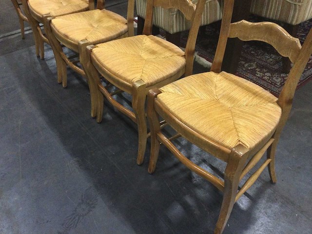 Vintage eetkamerstoelen (5x) - afbeelding 3 van  3
