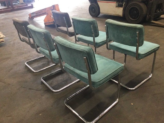 Vintage eetkamerstoelen (6x) - afbeelding 3 van  3