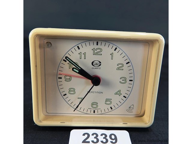 Vintage elite quartz wekker. - afbeelding 2 van  5