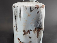 Vintage emaille 10 liter petroleum kan - afbeelding 4 van  7