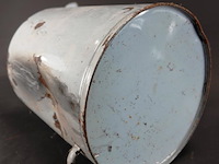 Vintage emaille 10 liter petroleum kan - afbeelding 6 van  7