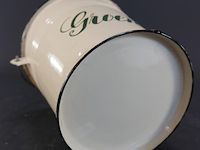 Vintage emaille groente-emmer - afbeelding 5 van  5