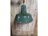 Vintage emaille hanglamp - afbeelding 1 van  1