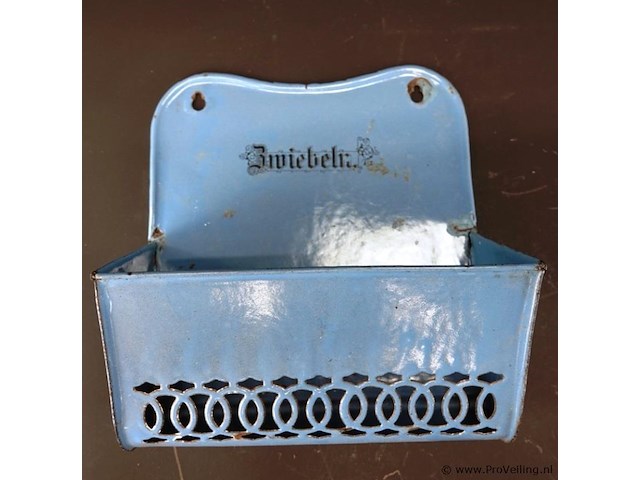 Vintage emaille wandbak - afbeelding 2 van  5