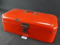 Vintage emaillen broodtrommel - afbeelding 1 van  5